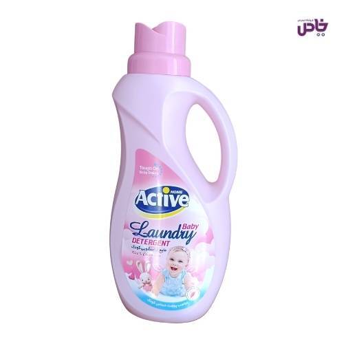 مايع لباسشويي کودک اکتيو 1500 گرمي صورتي