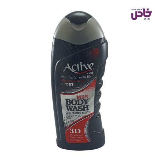 شامپو بدن اکتيو اسپورت اقايان 400 گرمي مشکي