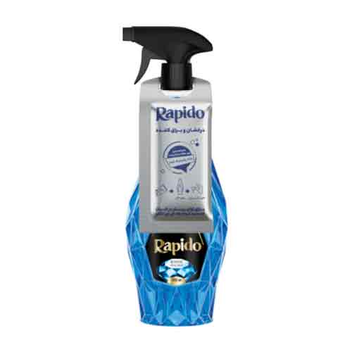 شيشه شو راپيدو 500 گرمي با ساشه شارژ مجدد ابي