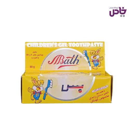 خميردندان کودک بس مدل ژله اي 80 گرم طعم موز