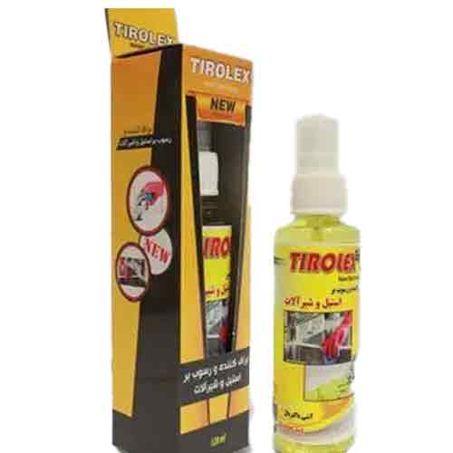 اسپري براق کننده و رسوب بر شيرآلات نانو تيرولکس 120 ميل