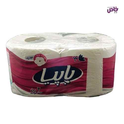 دستمال توالت پاپيا 2 رول 4 لايه