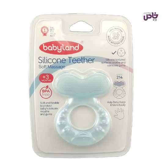 بي بي لند دندانگير سيليکون طرح ماهي  کد 214