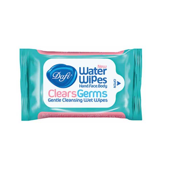 دافي دستمال مرطوب دست وصورت  انتي باکتريال 12 برگي