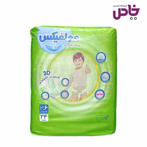 پوشک مولفيکس سايز 6 بسته 24 عددي