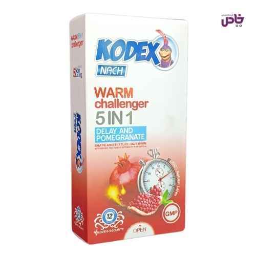 کاندوم کدکس مدل 5در1 گرم 12 عددي