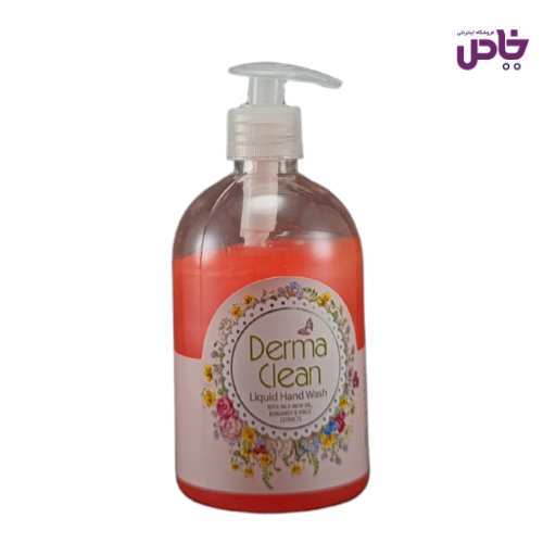 مايع دستشويي درماکلين 500 با عصاره برگاموت و وينکا