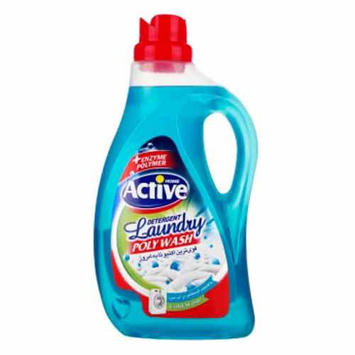 مايع لباسشويي اکتيو مدل پلي واش 2500 گرمي ابي