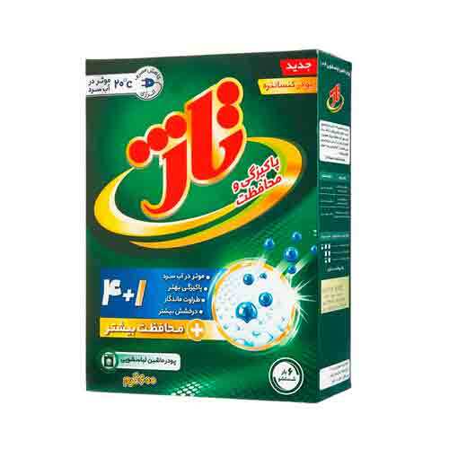 پودر ماشين لباسشويي تاژ مدل 1+4 بسته 600 گرمي