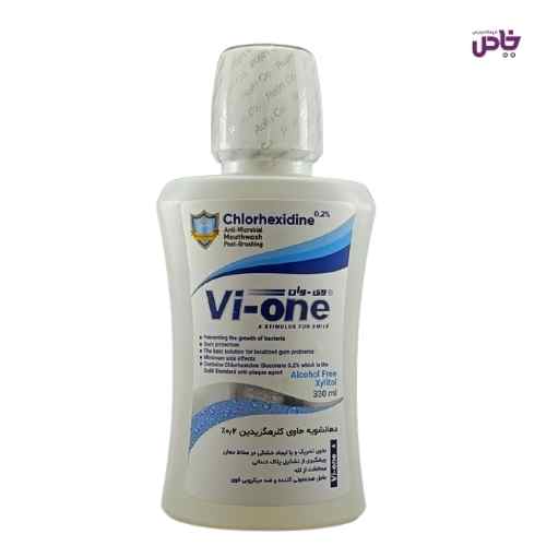 دهانشويه وي وان مدل کلرهگزيدين 0.2 % حجم 500ميل