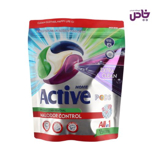 پاد لباسشويي اکتيو بسته 15 عددي