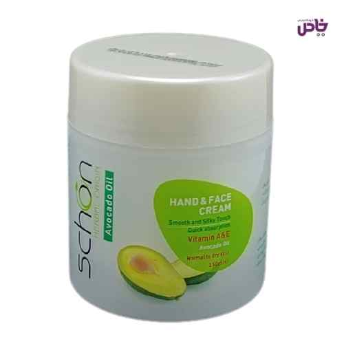 کرم دست وصورت شون کاسه اي حاوي روغن آووکادو 150ميل