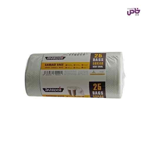 کيسه زباله رولي دارکوب بسيار کوچک 50*40 25عددي