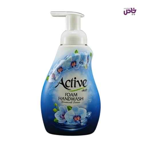 فوم دستشويي اکتيو دياموند 500 ميلي ابي