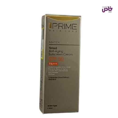 پريم ضدافتاب spf50جوان کننده انواع پوست رنگي 40ميل