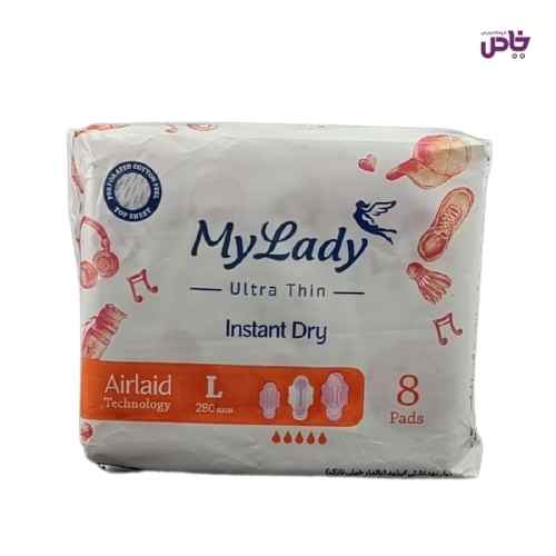 نواربهداشتي ماي ليدي اولترا هميشه خشک L لارج 8عددي