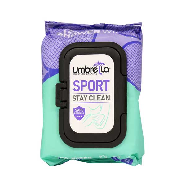 دستمال مرطوب امبرلا خوشبو کننده بدن اسپورت 50 عدد