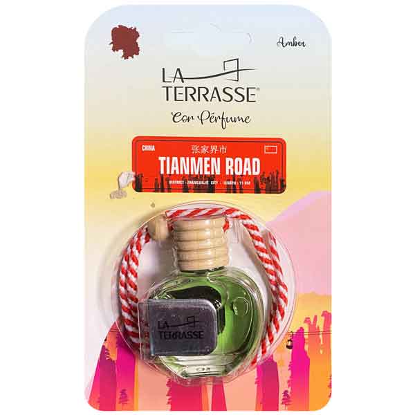 لاتراس خوشبو کننده خودرو اويزي رايحه لاوندر امبر