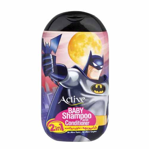 شامپو بچه و نرم کننده اکتيو مدل 2در1 -وزن 280گرم بت من