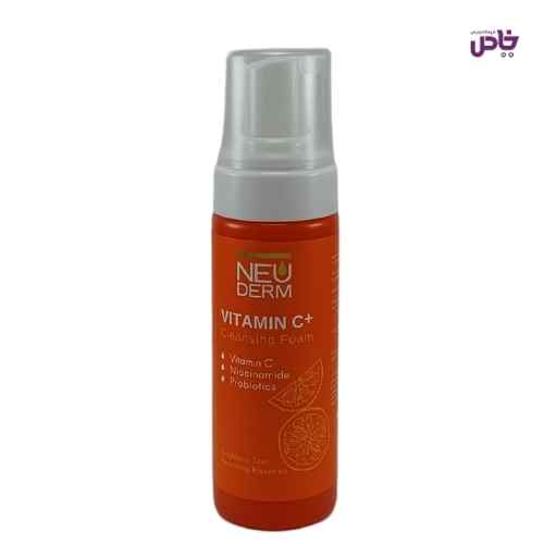 فوم پاک کننده نئودرم ويتامين Cپلاس 150ميل