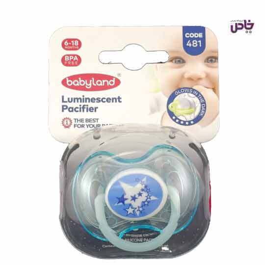 پستانک النا بي بي لند شب تاب فندوقي 6تا18 کد481