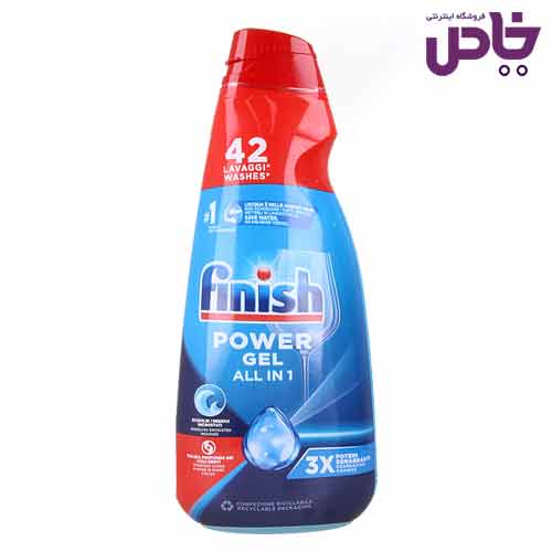 ژل ماشين ظرفشويي فينيش 940 ميل 42بار شستشو